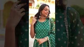 ✨New Festive Lehengas for Navratri✨  Diwali Lehenga  Green Lehenga  Savi India [upl. by Tadashi]