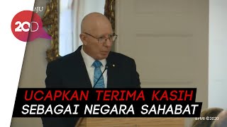 Gubernur Jenderal Australia Pidato Bahasa Indonesia di Depan Jokowi [upl. by Alphonso]