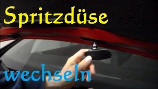 Spritzdüsen wechseln Seat Ibiza  Waschdüse Scheibenwaschdüse Seat ersetzen austauschen [upl. by Leah]