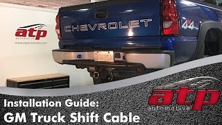 How to Remove amp Install a Shift Cable on Chevy Silverado or GMC Sierra Truck [upl. by Shela152]