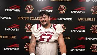 Football Jack Conley Media Availability Aug 15 2024 [upl. by Eddie]