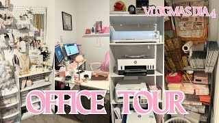 MINI TOUR POR MI OFICINA VLOGMAS DIA 4 [upl. by Sella]