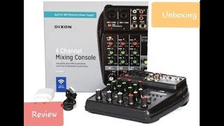 Dixon 4 Channel MixerStudio Interface Review amp Unboxing DaLGrey [upl. by Sheline944]