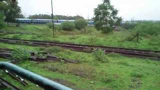 jnaneswari exp arrives at diamond crossing and Nagpur stn [upl. by Woodman]