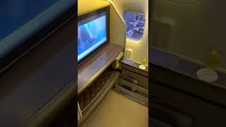 Singapore Airlines Boeing 777300ER First Class [upl. by Yekcor]