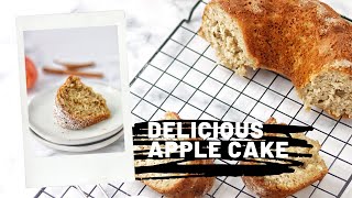 Homemade apple cake in bundt pan  easy apple cake with few ingredients [upl. by Jari]