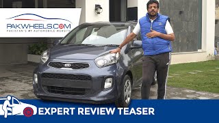 KIA Picanto Expert Review Promo  PakWheels [upl. by Annaira30]