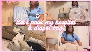 WHAT TO PACK FOR THE HOSPITAL baby 3  birth  going home outfits 💕 [upl. by Bonar]