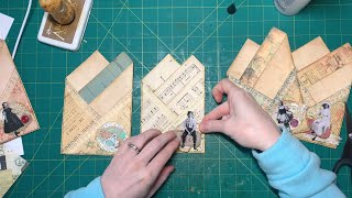 Folded Pockets for Junk Journals [upl. by Hugibert920]