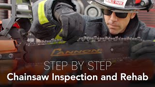 Chainsaw Inspection  Daily Check  Husqvarna 372xp [upl. by Adyahs]