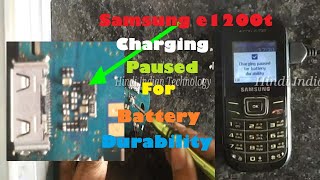 Samsung gte1200t Charging Paused For Battery Durability Problum 100 Solved with Proof 2020 [upl. by Mamie]