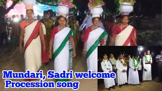 Mundari Sadri welcome Procession song  CNI District WFCS ceremony 2024 Paromdih Parish [upl. by Scharff]