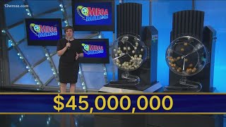 Mega Millions numbers April 2 2024  45 million jackpot [upl. by Nehttam]