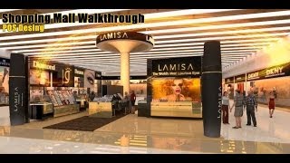 Shopping mall POS Interior design walkthrough Animation Video [upl. by Aehcim]