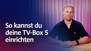 Wie kannst du deine TVBox 5 einrichten – Swisscom Help [upl. by Valonia]