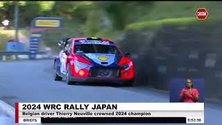 Belgian driver Thierry Neuville wins 2024 WRC Title [upl. by Goldin107]