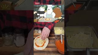 The Bare Necessities Of Calzone Making🤤 shorts webarebears calzone cartoonnetwork [upl. by Lorrimer89]