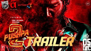 Pushpa 2 Official Telugu Trailer  Pushpa 2 Trailer  Allu Arjun  Sukumar  Rashmika Mandanna DSP [upl. by Moise]