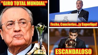 La TAJANTE DECISIÓN que podría tomar Florentino contra la FIFA  Fecha Conciertos¡y Superliga [upl. by Ambert]