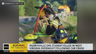 Murrysville EMS student killed in car crash [upl. by Dasya112]