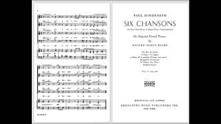 Hindemith Paul6 Chansons [upl. by Lardner433]