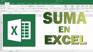 Aprende a sumar en Excel [upl. by Tamqrah874]