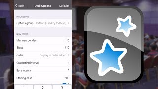 Anki Flashcards How to set the number of new words per day smartphone [upl. by Ayr312]