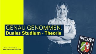 GENAU GENOMMEN  Duales Studium 📓 THEORIE [upl. by Yemirej]