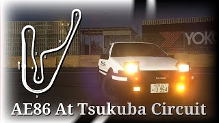 AE86 At Tsukuba Circuit  Assetto Corsa [upl. by Lehcim]