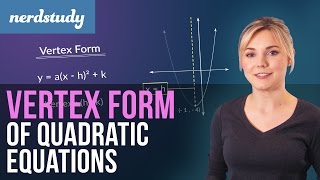 The Vertex Form of Quadratic Functions  Nerdstudy [upl. by Neala]