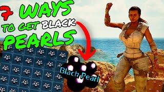 7 WAYS to Get THOUSANDS of BLACK PEARLS on Ark Survival Ascended on The Island [upl. by Rowney]