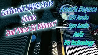 EMMA SQ 2nd Place State Finals demo New upgrades for a warmer winning sound caraudio emma sq [upl. by Aim]