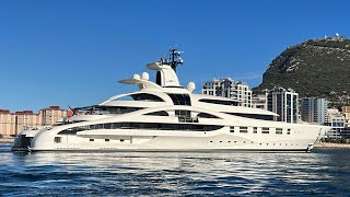 AV 9445m SuperYacht In Gibraltar [upl. by Isla488]