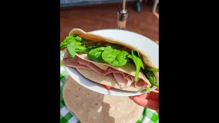 PIADINA INTEGRALE ALLOLIO DOLIVA  Ricetta facile e veloce [upl. by Gustav]