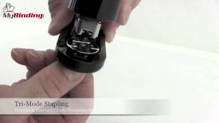 Novus B4 Compact Executive Professional Stapler Demo [upl. by Ennayk]