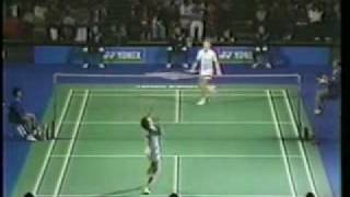 Badminton JAPAN OPEN 1984 MSF 24 LS King VS M Frost [upl. by Arimas444]