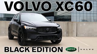 2024 Volvo XC60 Review  BLACK EDITION  Patrick Volvo Cars  Schaumburg IL [upl. by Nnaul]