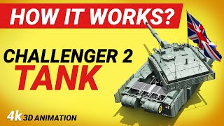 Challenger 2 Tank How it Works  with Chobham Armour and Iron Fist [upl. by Neerom119]