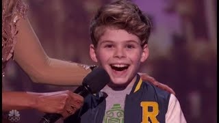 Merrick Hanna 12YearOld Boy Dancer Turns Into a ROBOT On LIVE AGT Stage [upl. by Heintz484]