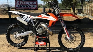 First Ride 2019 KTM 125SX 2 Stroke  Motocross Action Magazine [upl. by Mckale]