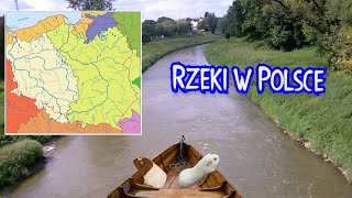 Rzeki w Polsce Ich źródła ujścia dorzecza i zlewiska geografia  lekcja dla klasy 7 [upl. by Eolcin401]