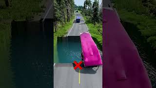 The strongest challenge of buses Vs the water slope beamngdrive bmng automobile bngcrashes [upl. by Dadelos]