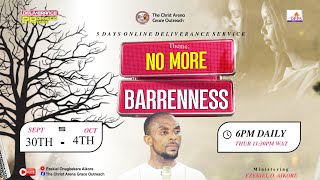 NO MORE BARRENNESS II 1ST OCTOBER 2024 [upl. by Schluter]