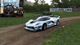 Forza Horizon 5  Ferrari FXX K Evo  forza horizon 5  logitech g29 gameplay [upl. by Akimihs132]