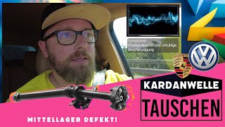 Anleitung Porsche 955  Cayenne  VW Touareg  Kardanwelle tauschen DIY [upl. by Ariew]