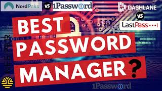 What is the best Password Manager  Ultimate Comparison  Lastpass Vs 1password Vs Dashlane [upl. by Roel]