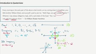 Introduction to Quaternions [upl. by Bram]