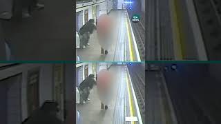 Man jailed for life after pushing stranger onto tube tracks itvnews itvnews ITV News [upl. by Ellenwad246]