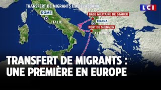 Transfert de migrants  une première en Europe [upl. by Ehman666]