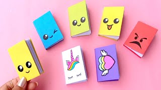 DIY Mini Notebooks One Sheet of Paper  DIY BACK TO SCHOOL [upl. by Ringler]